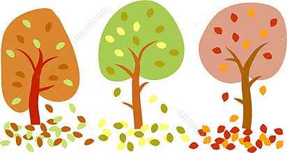 Autumn trees