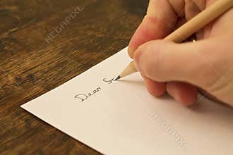 Writing a letter