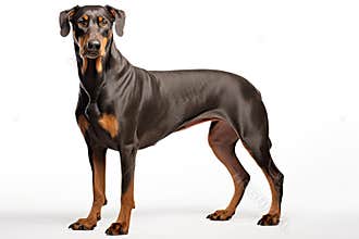 Doberman Guard dog clipart