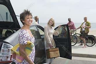 Multiethnic friends on weekend activity