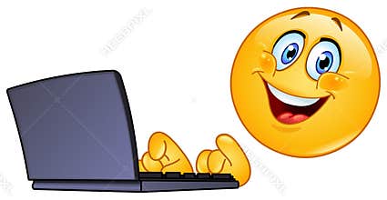 Emoticon with computer