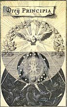 hermetic alchemical illustration of the three principles of the visible world of the elements by jacob bohme