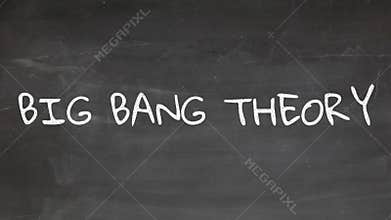 Hand Write Big Bang Theory, Chalkboard