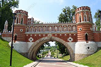 Bridge in the Tsaritsino, Moscow