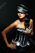 Fetish model in outfit