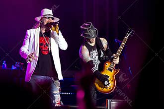 Axl Rose and Chris Pitman