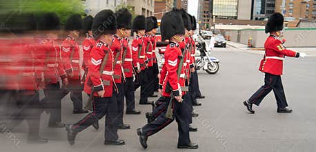 Marching at the changing of the guards II