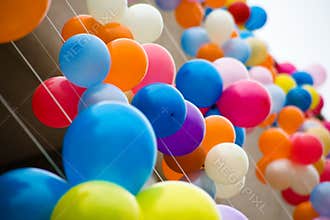 Colourful air balloons.