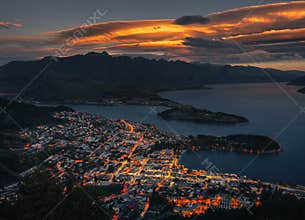 Sunset of QueenTown