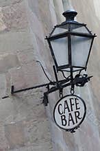 Cafe and bar signage