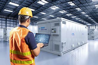 Engineer control energy storage system or battery container unit