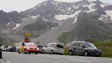 Mickey Mouse Magazine Vehicles Caravan on Col du Loutaret - Tour de France 2014
