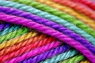 Rainbow wool