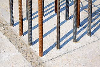 Twisted steel construction materials