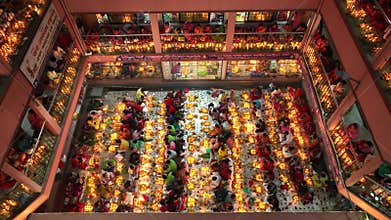 Fasting festival in the temple