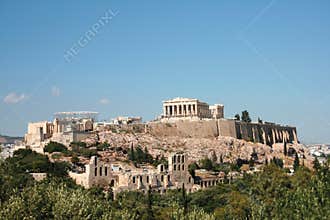 Rock of parthenon