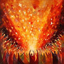 Pentecost: A Powerful Image of the Holy Spirit Descending as Tongues of Fire