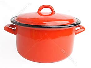 Enamel cooking pot