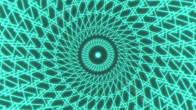 Blue spiral with clockwise motion and black center