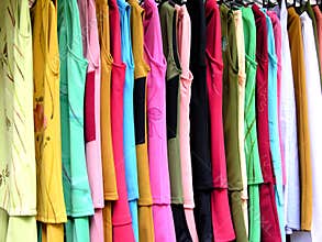 Hanging clothes