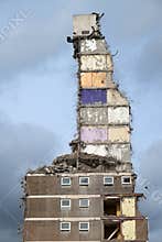 Demolition of Tower Block