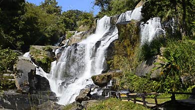 Maekang waterfall of chiang mai, thailand