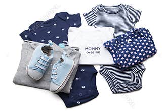Set of baby clothes