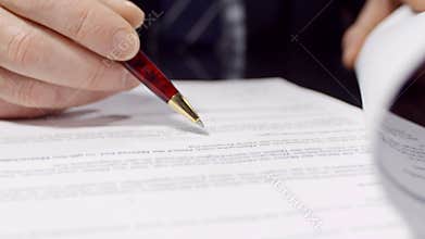 Manager Signs Contract