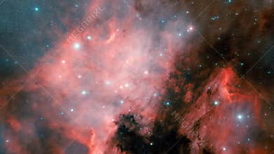 The North America emission nebula NGC 7000 in constellation Cygnus.