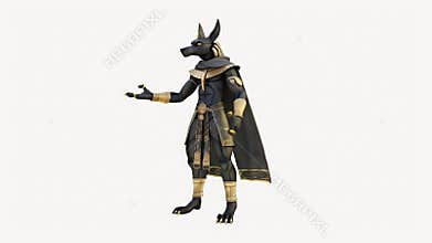 Powerful Anubis Figurine, Egyptian God of the Underworld