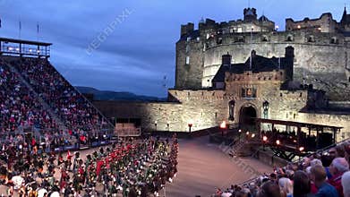 Royal Edinburgh Military Tattoo - Edinburgh Castle in the City of Edinburgh - Scotland