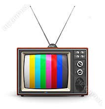 Old color TV
