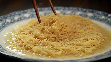 Delicious Pichi Pichi on Decorative Plate a Traditional Filipino Cassava Dessert Perfect for Bakery Promotion and Culinary