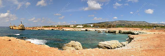 Ship wreck EDRO III in Cyprus