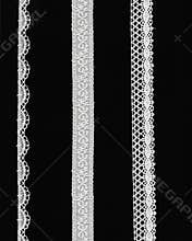 3 different lace borders