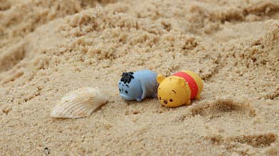 Showing two Tsum Tsum figures