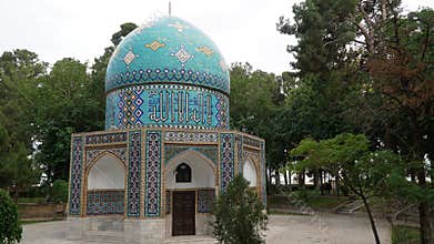 Tomb of Fariduddin Attar Neyshaburi - Mausoleum of the Renowned Persian Sufi Poet Sheikh Attar, Neyshabur, Iran.