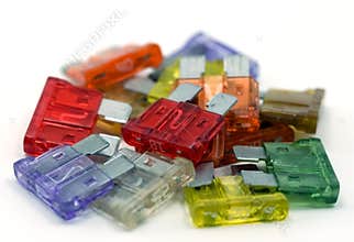 Pile of colorful fuses