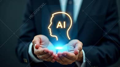 Innovative presentation on AI technology and its impact on various industries