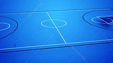 Animation of an interactive basket field