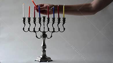 Hanukkah menorah