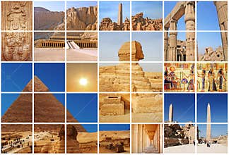 Fabulous Egypt collage