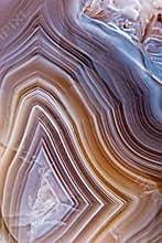 Natural brown agate