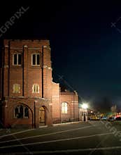 Anglican Church by night