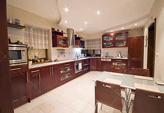 Modern kitchen interior