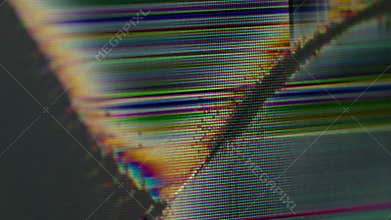 Broken pixel monitor defect flickering glitch blur