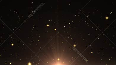 Black Screen Sparkle effect overlay