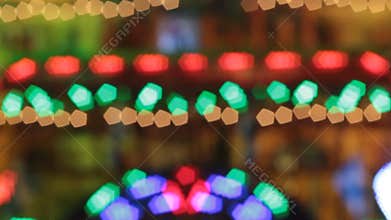 Animated bokeh lights