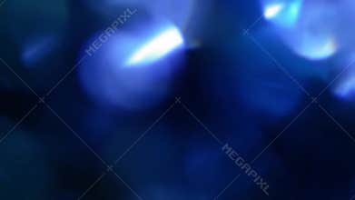 Blue, blurred, bokeh lights background-1080p loop