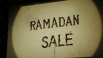 A 100 halal sign with gold letters